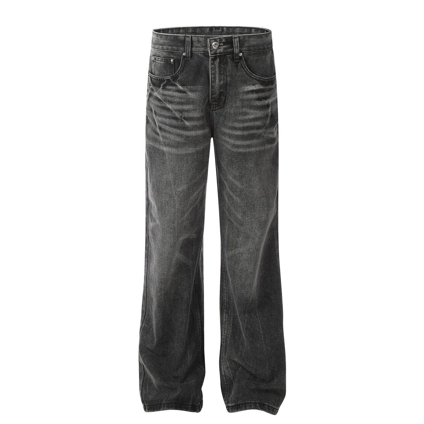 Washed Flare Denim Jeans WN19435