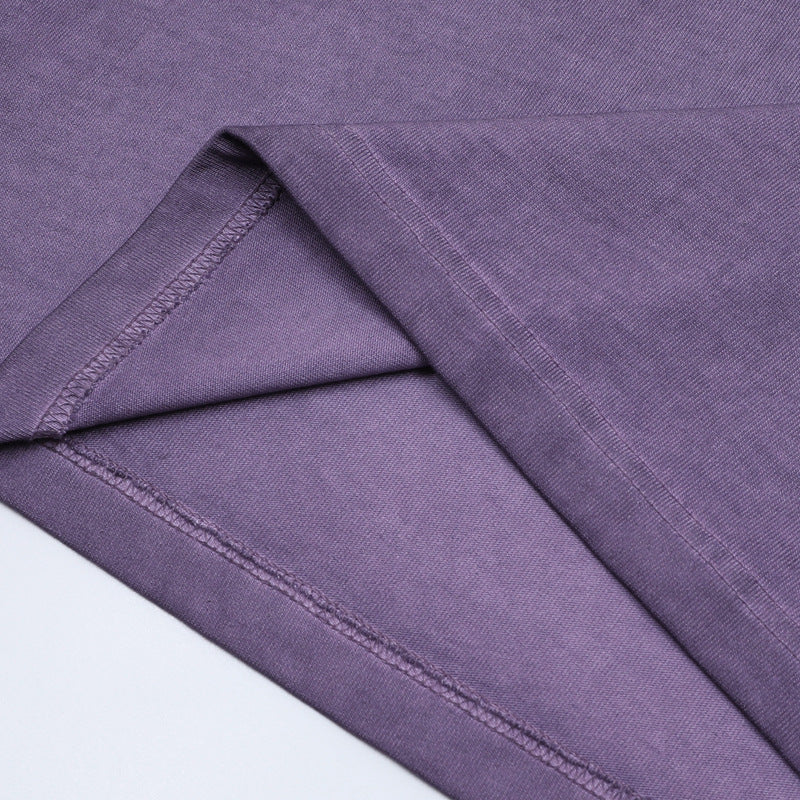 Plain Washed Oversize Short Sleeve T-Shirt WN18585