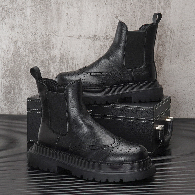 Platform Lug Sole Chelsea Boots WN24825