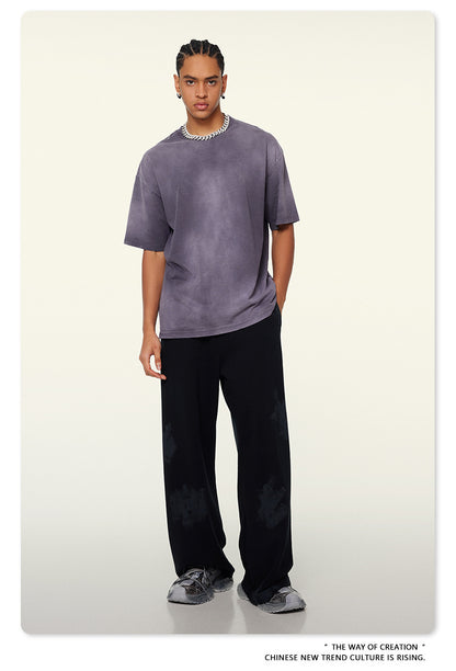 Washed Oversize Short-sleeve T-shirt WN6443