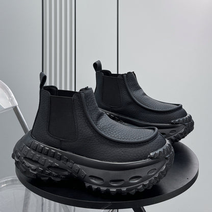 Thick-Sole Height-Increasing Chelsea Boots WN24774