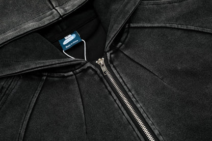 Heavyweight Washed Zipper Hoodie WN25707