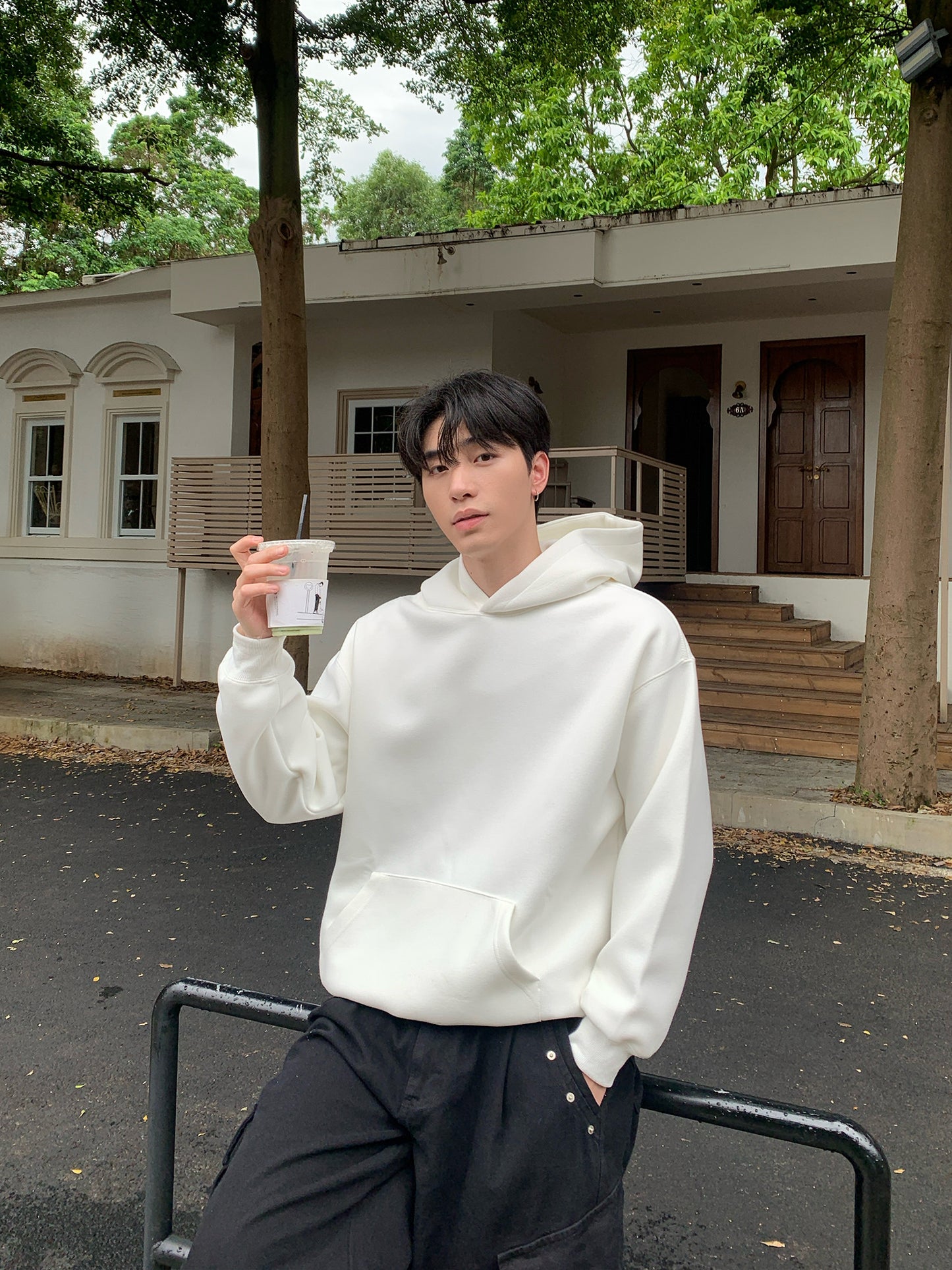 Plain Oversize Hoodie WN24947