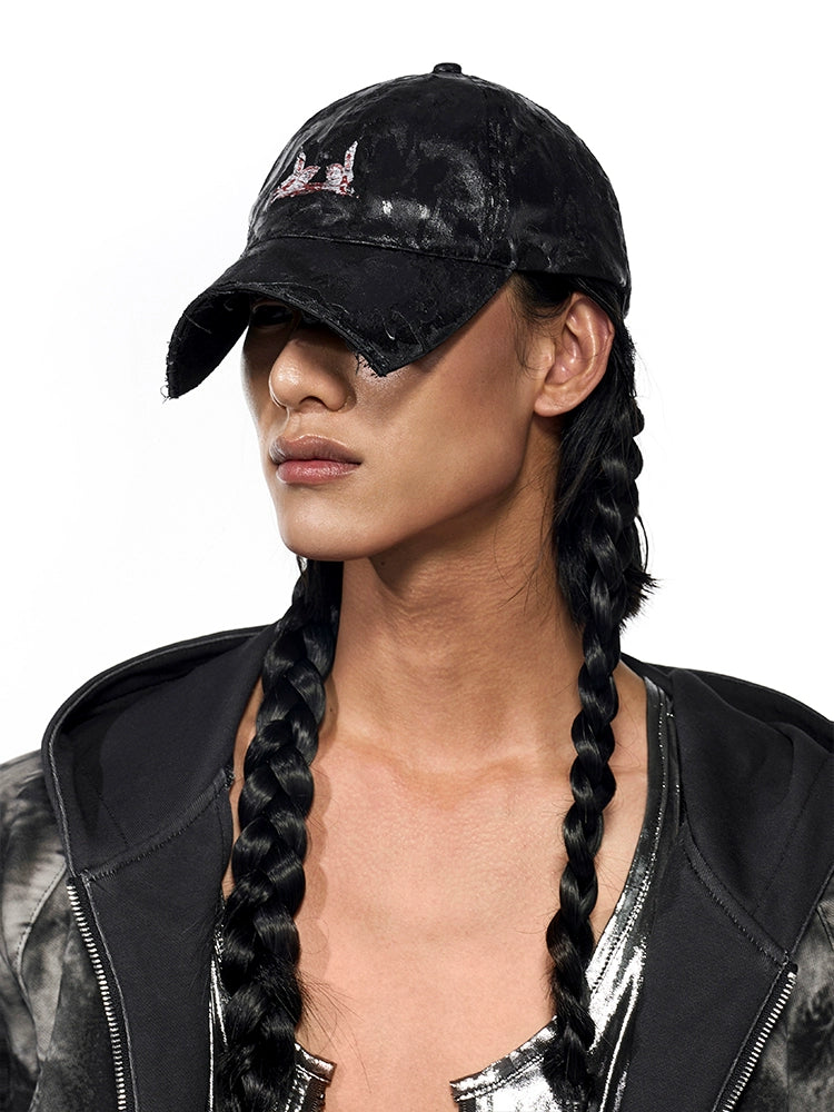 Patch Embroidery Waxed Cap WN18780