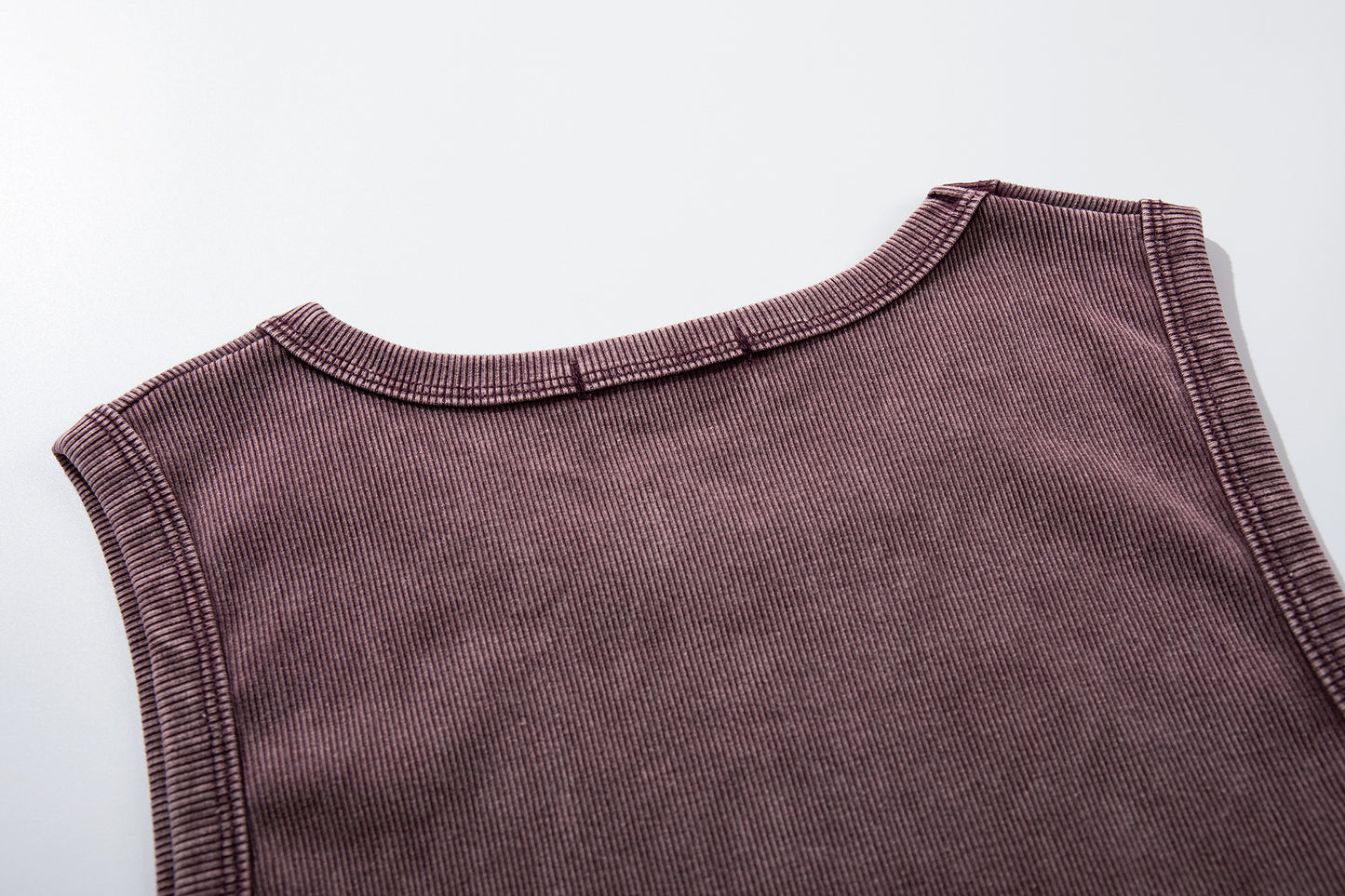 Washed Rib Tank Top WN25770