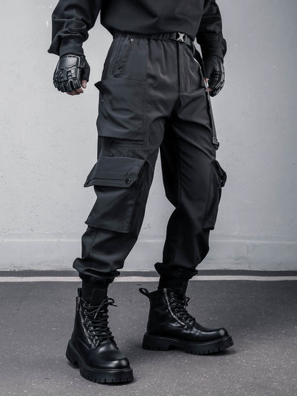 Tactical Multi-Pocket Cuffed Cargo Pants WN22433