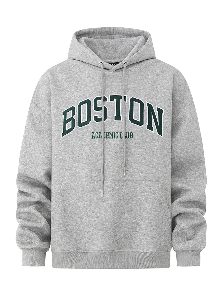 Letter Embroidery Oversize Hoodie WN20237