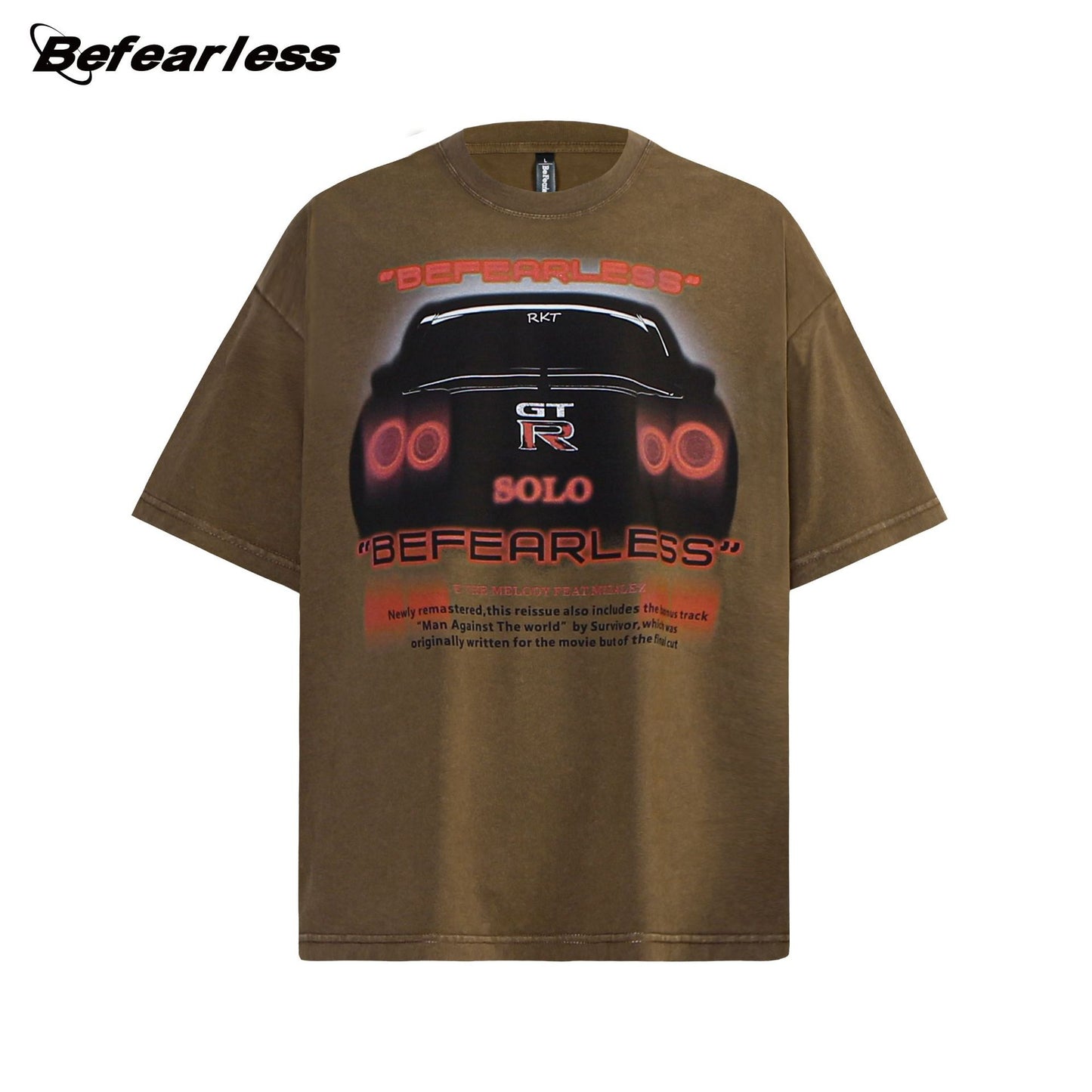 Graphic Letter Print Short Sleeve T-Shirt WN26179