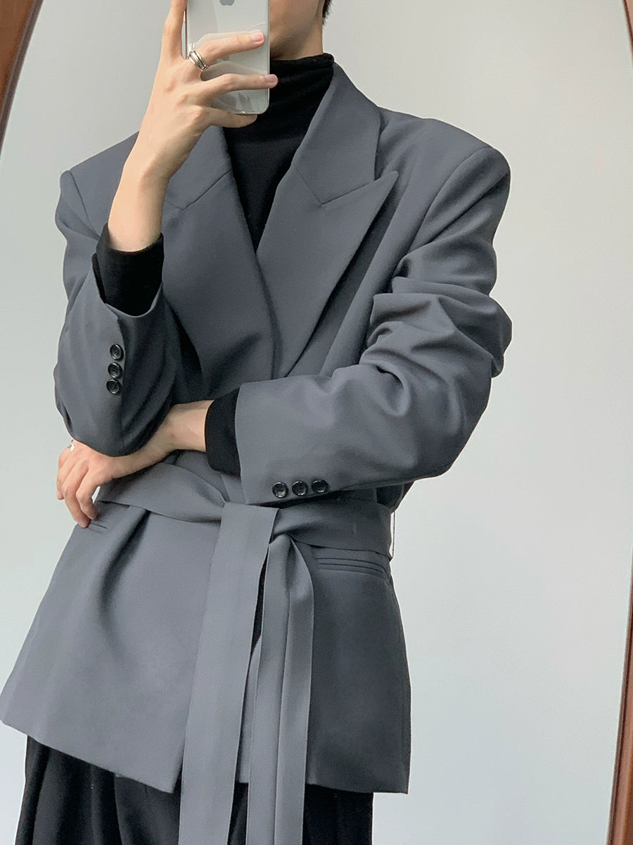 Oversize Shoulder Tailored Jacket WN9657