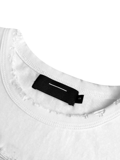 Teeth Graphic Damage Boxy Short Sleeve T-Shirt WN27073