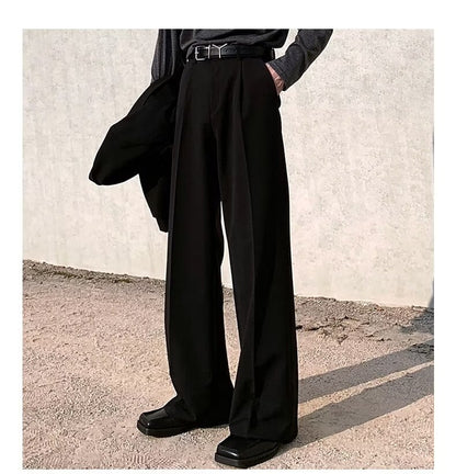 Tuck-in Drape Flare Trousers WN19119-K