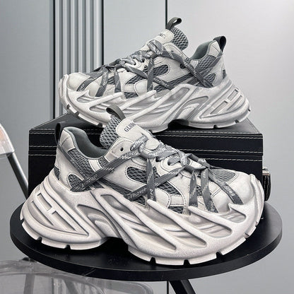 Mesh Strap Platform Chunky Sole Sneakers WN24707