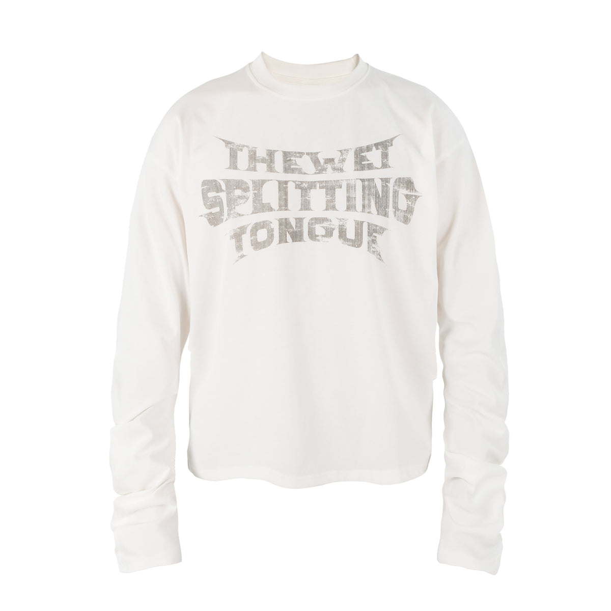 Crack Letter Long Sleeve T-Shirt WN26613
