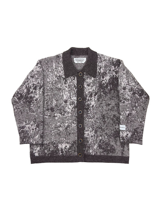 Wool Blend Jacquard Knit Cardigan WN18883