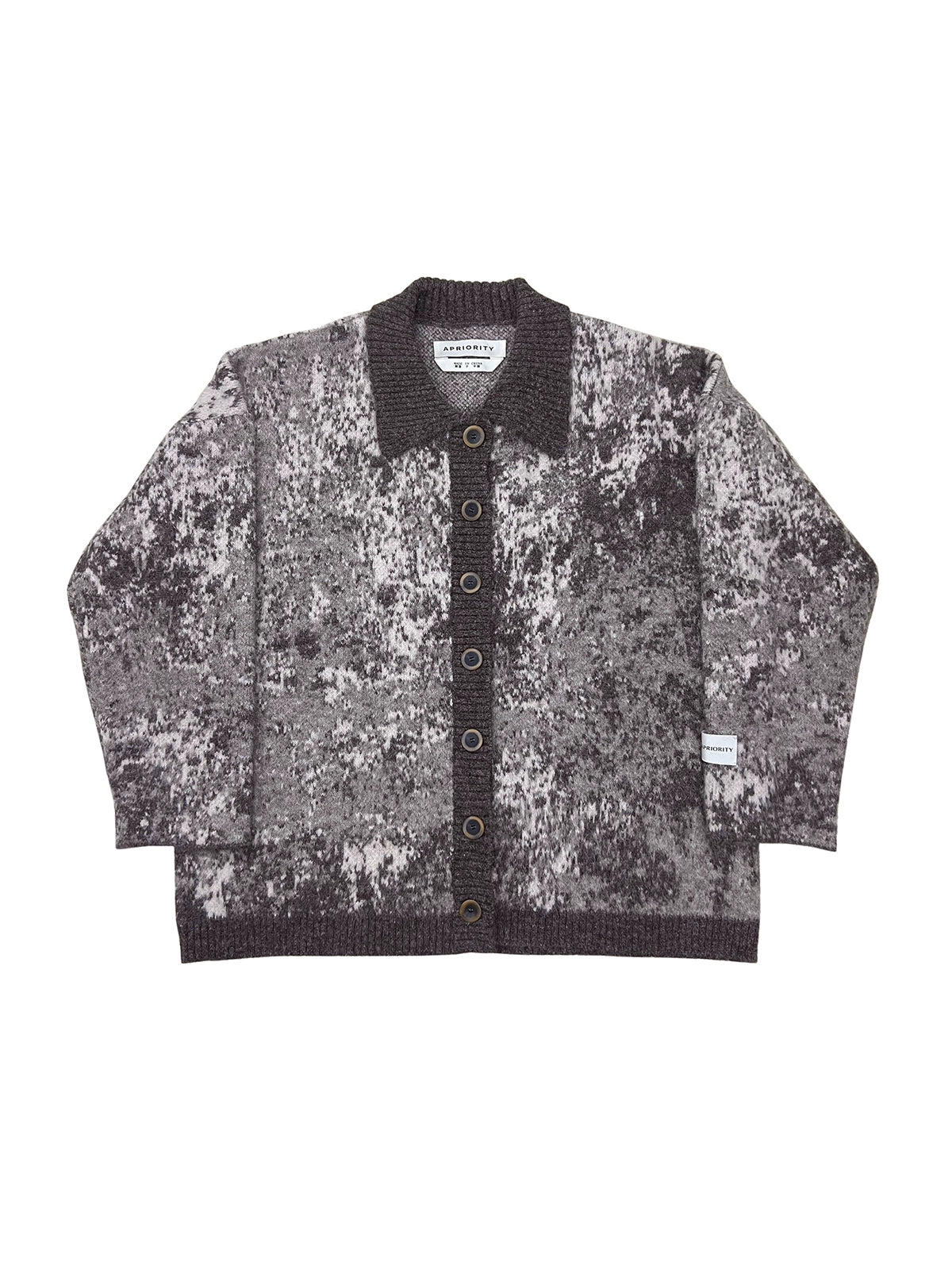 Wool Blend Jacquard Knit Cardigan WN18883