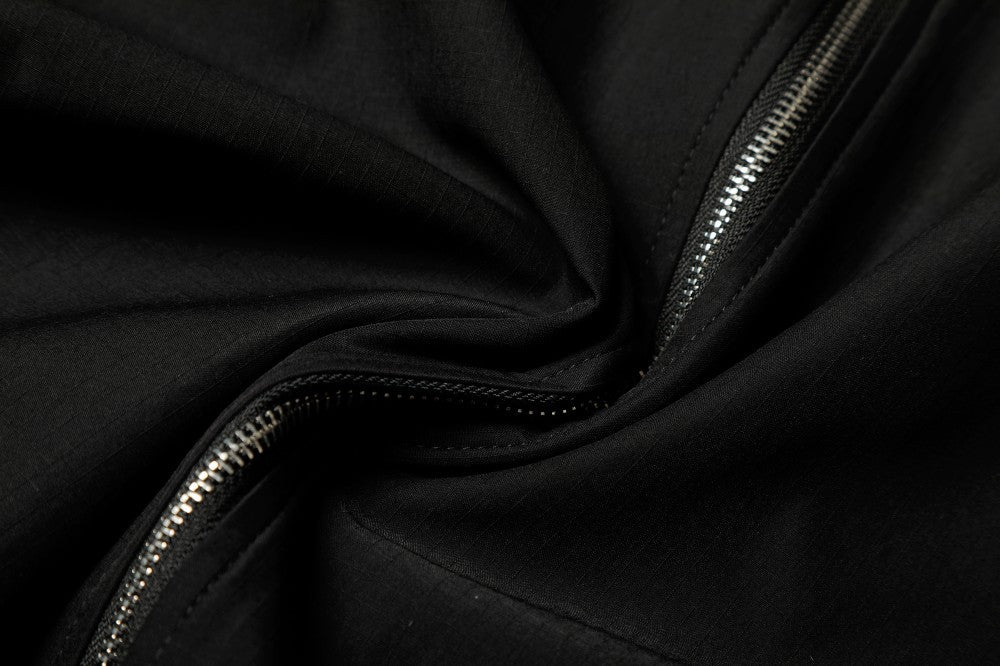Stripe Zipper Jacket & Stripe Wide Leg Pants Setup WN28059