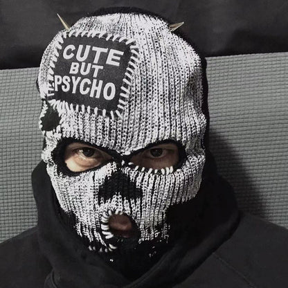 Graffiti Skull Knit Hat WN21146