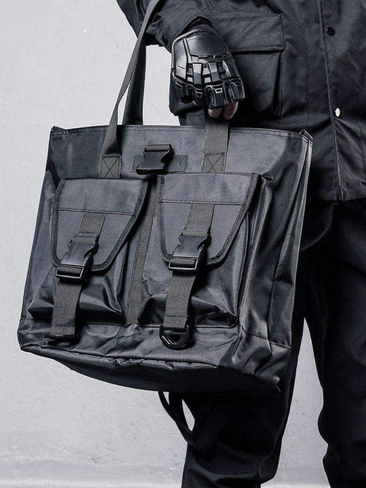 Functional Multi-Pocket Large Capacity Tote Bag WN22439