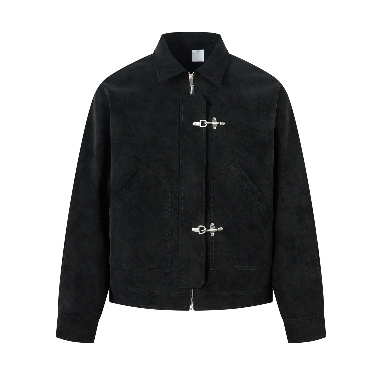 Suede Lobster-Clasp Short Jacket WN21398