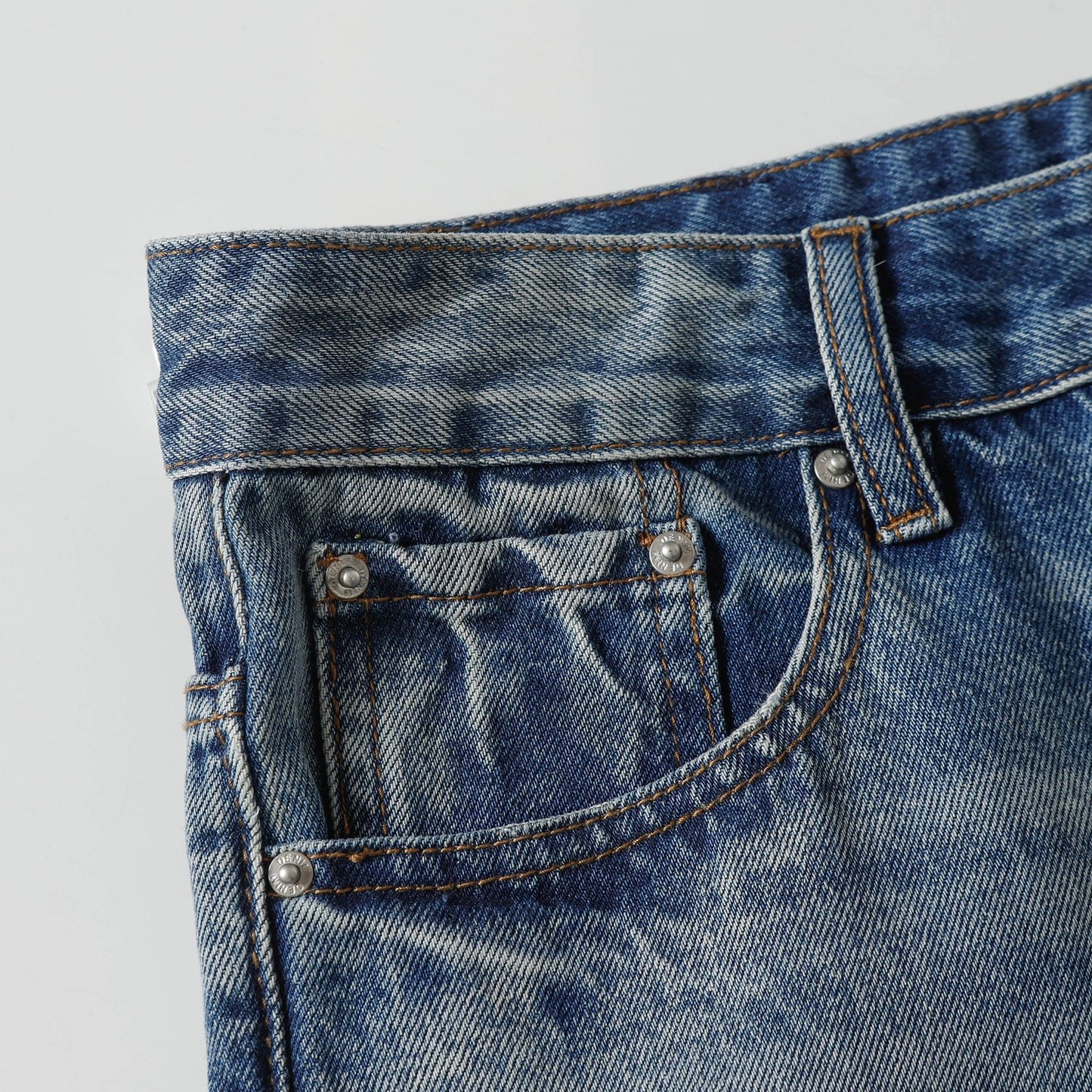 Washed Flare Denim Jeans WN26032