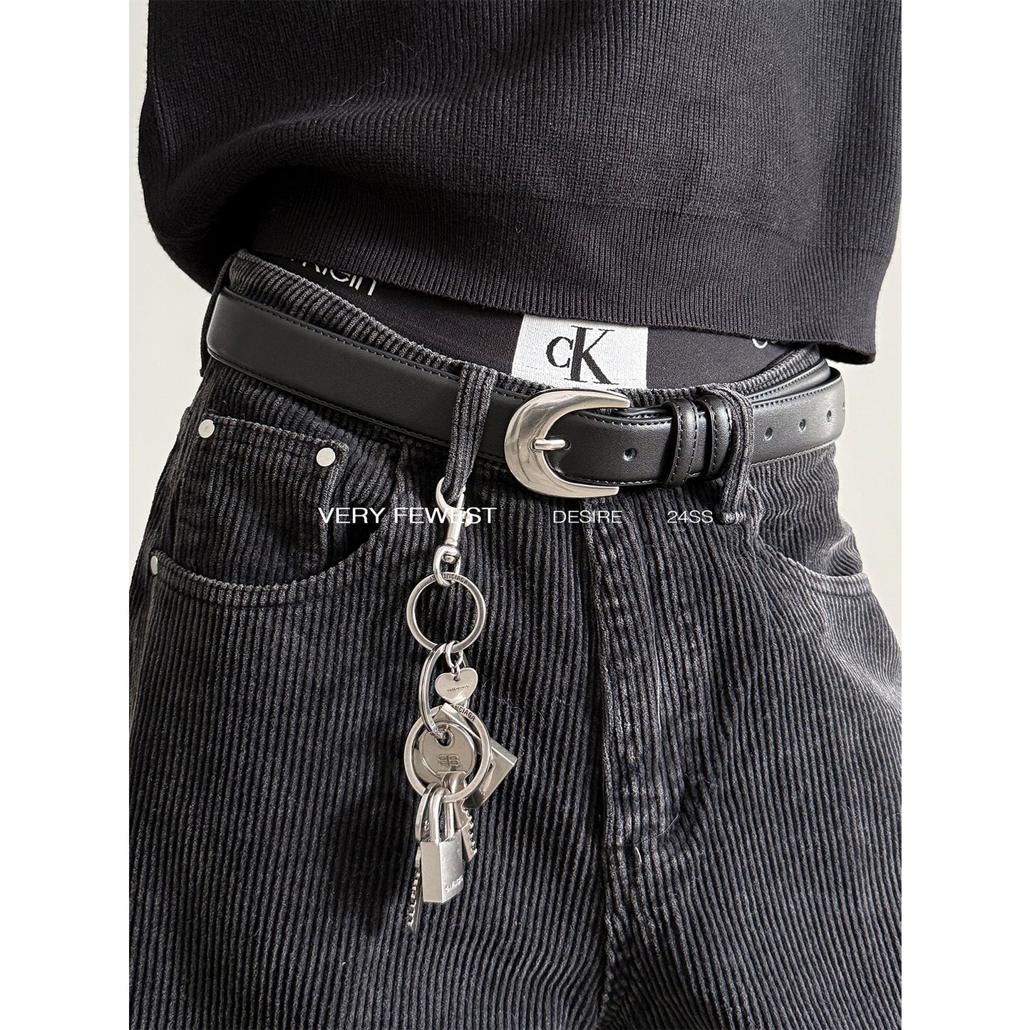 Metal Buckle Genuine Leather Belt WN15278