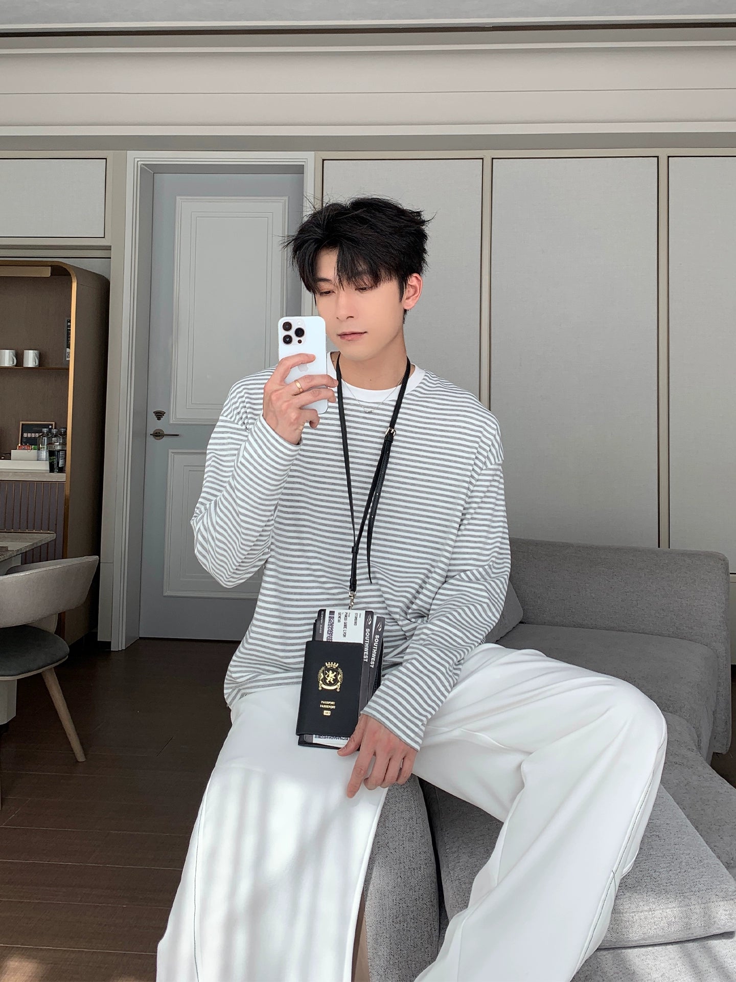 Striped Long Sleeve T-Shirt WN20486