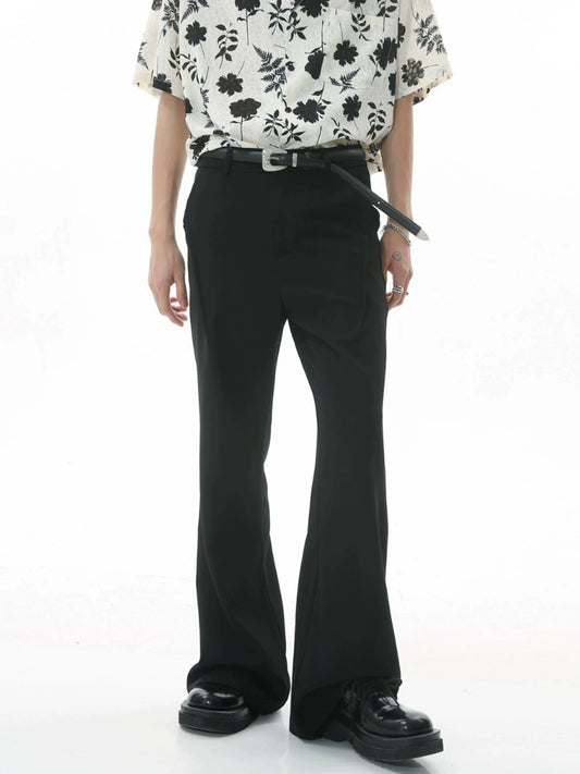 High Waist Micro Flare Trousers WN7461