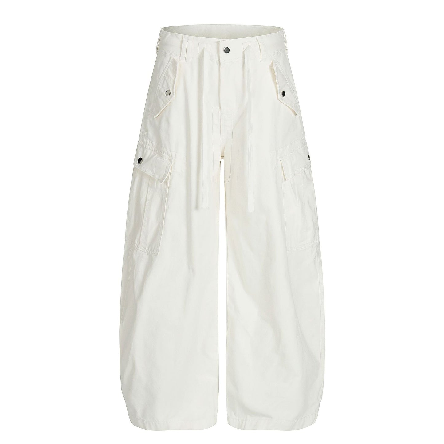 Drawstring Cargo Wide Leg Pants WN25928