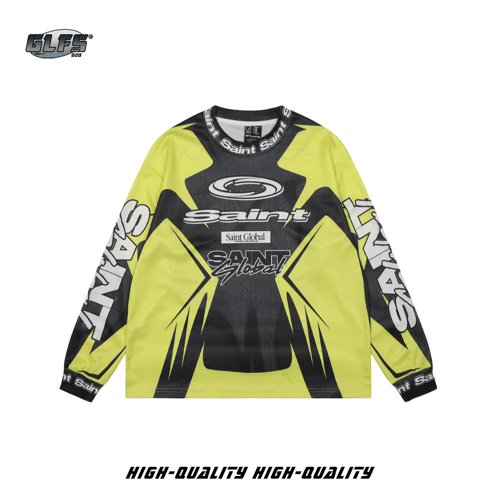 Sporty Graphic Long Sleeve T-Shirt WN26456