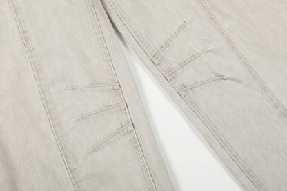 Panel Curved Wide Leg Cargo Pants WN25900