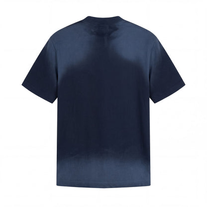 Rivet Wash Damage Cotton Short Sleeve T-Shirt WN25595