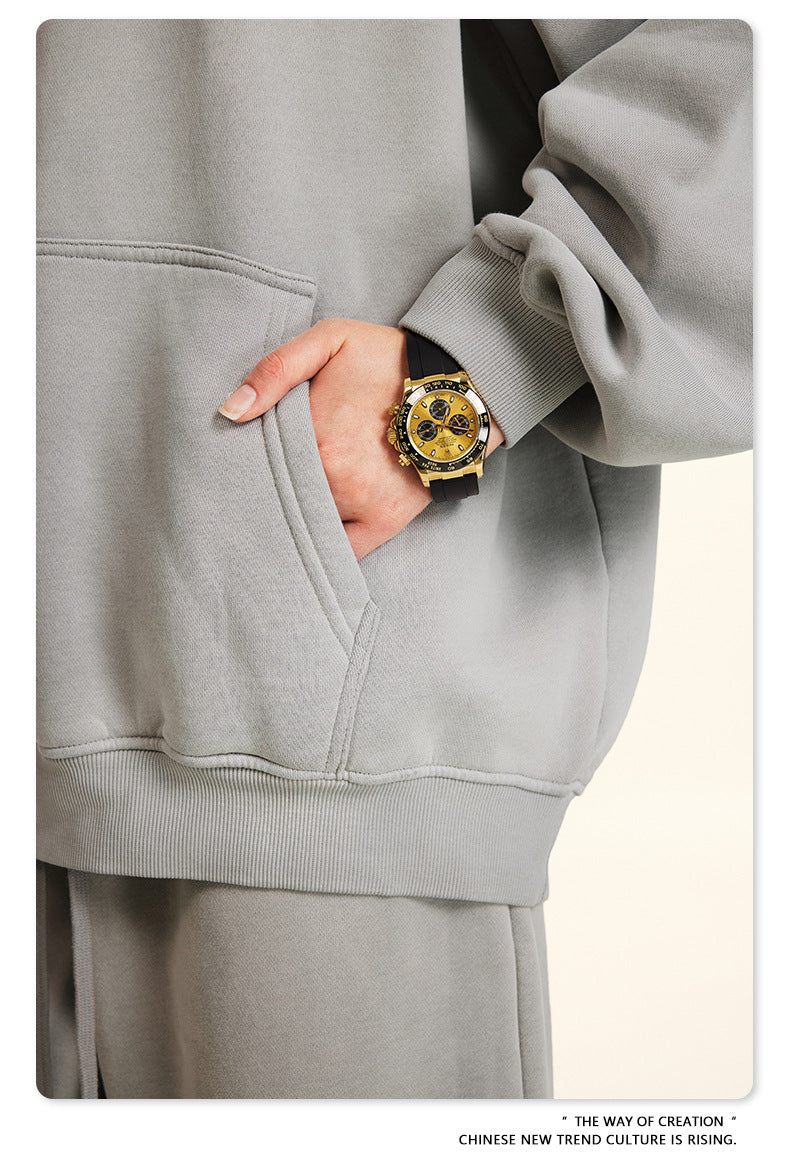 Oversize Fleece Lining Washed Pullover Hoodie WN9924