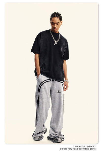 Washed Wide-leg Sweatpants WN6413