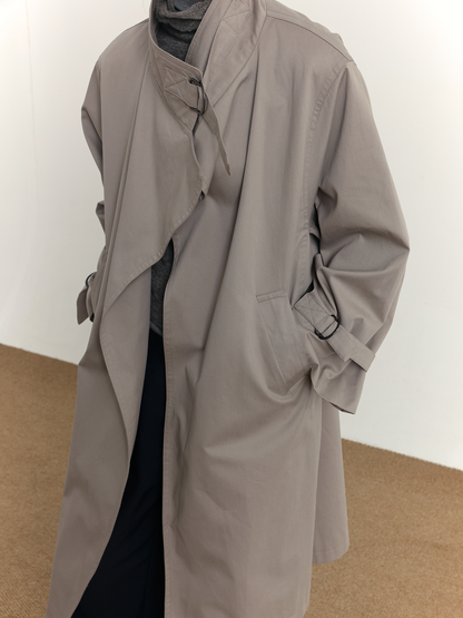 Open Front Design Trench Coat WN21649