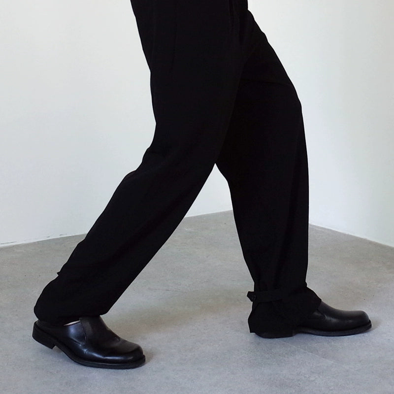 Adjustable Hem Straight Trousers WN21607