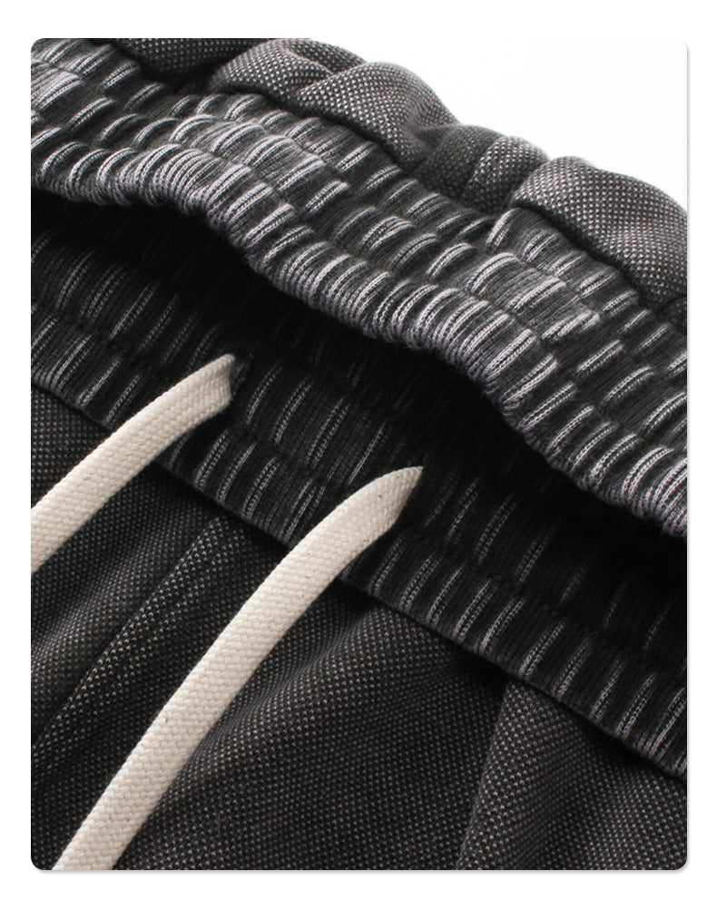 Oversize Washed Short-sleeve T-shirt & Washed Short Sweatpants Setup WN6612