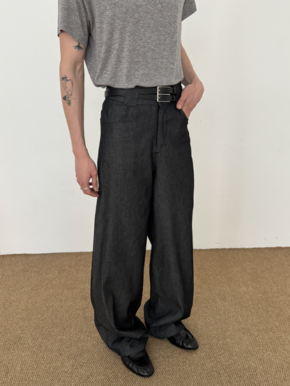 Lightweight Tapered Denim Jeans WN21610