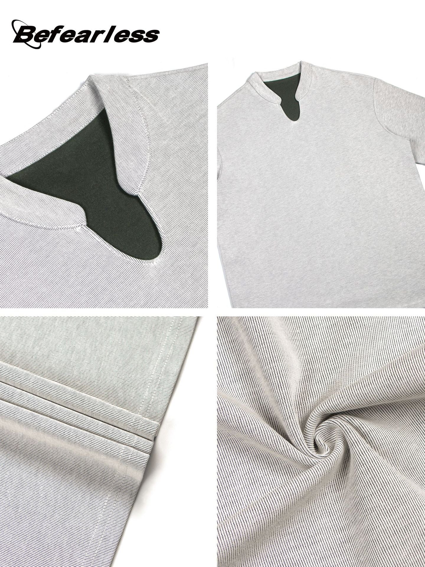 Notch Neck Short Sleeve T-Shirt WN26255