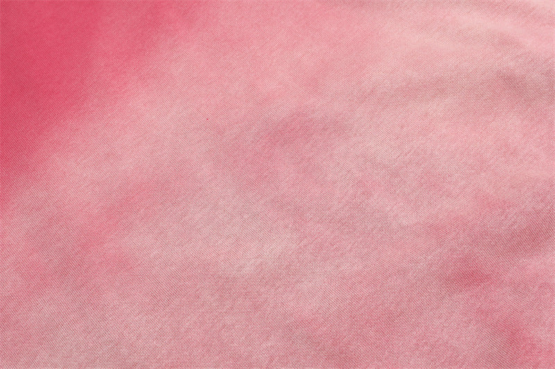 Cracked Letter Gradient Patchwork Hoodie WN11376