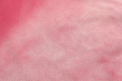 Cracked Letter Gradient Patchwork Hoodie WN11376