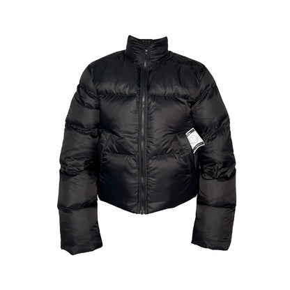 Standing-Neck Short White Duck Down Jacket WN17235