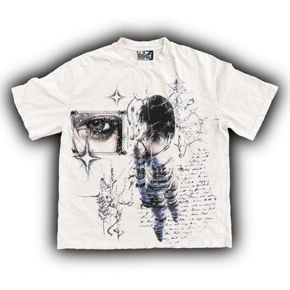 Creative Artistic Graffiti Short Sleeve T-Shirt WN18754