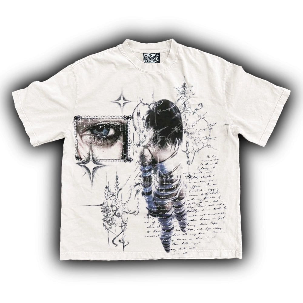 Creative Artistic Graffiti Short Sleeve T-Shirt WN18754