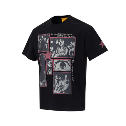 Cartoon Print Cool Touch Oversize Short Sleeve T-Shirt WN25892