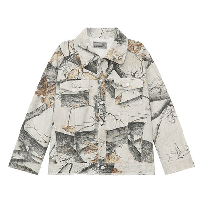 Graffiti Design Denim Jacket WN9592