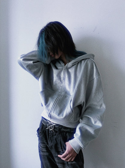 Wizard Hat Velvet Zipper Hoodie WN20916