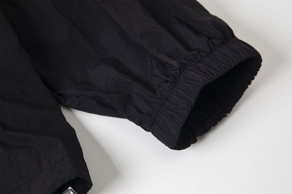 Snap Button Metal Detail Oversize Hoodie WN18523