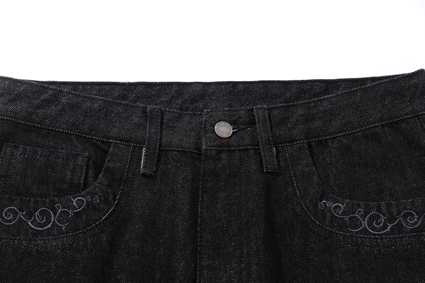 Pocket Embroidery Flare Denim Jeans WN25916