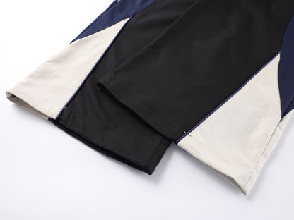 Bicolor Wide-leg Pants WN14048