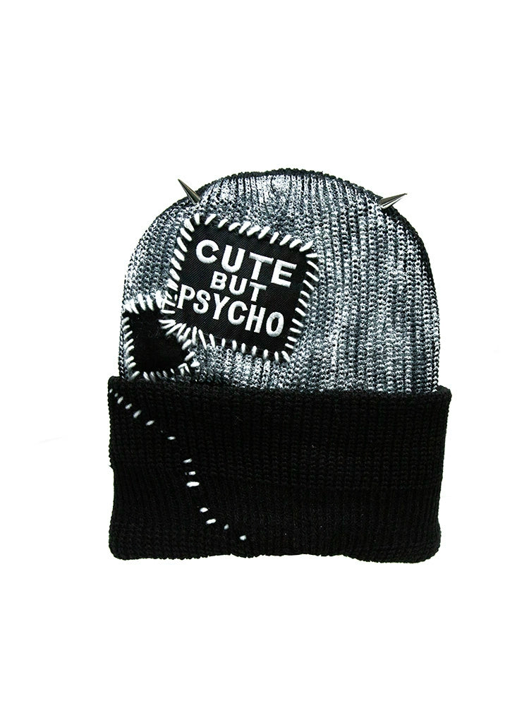 Graffiti Skull Knit Hat WN21146